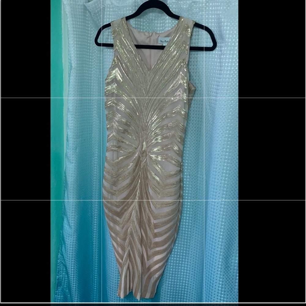 Golden Tank Body Con Dress